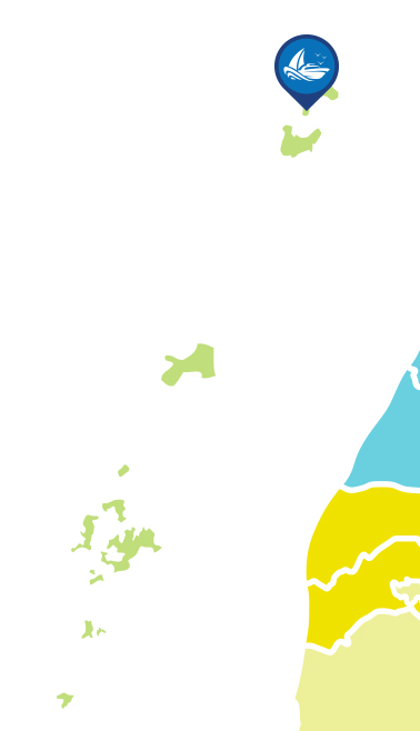 位置示意圖：北竿白沙港